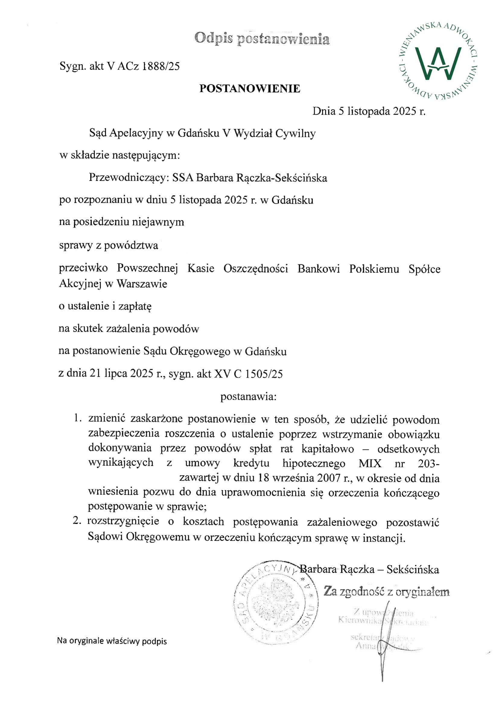 Wyrok — Wyrok nr 12